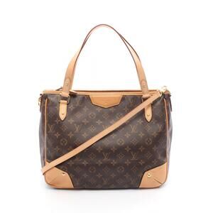 Louis Vuitton Estrella Tote Bag Canvas Leather Monogram Brown